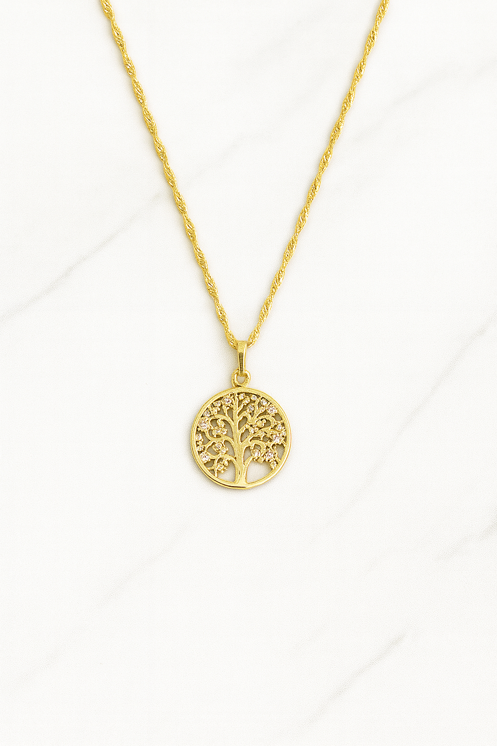 RVS Ketting Tree of Life | Beautiva Boutique