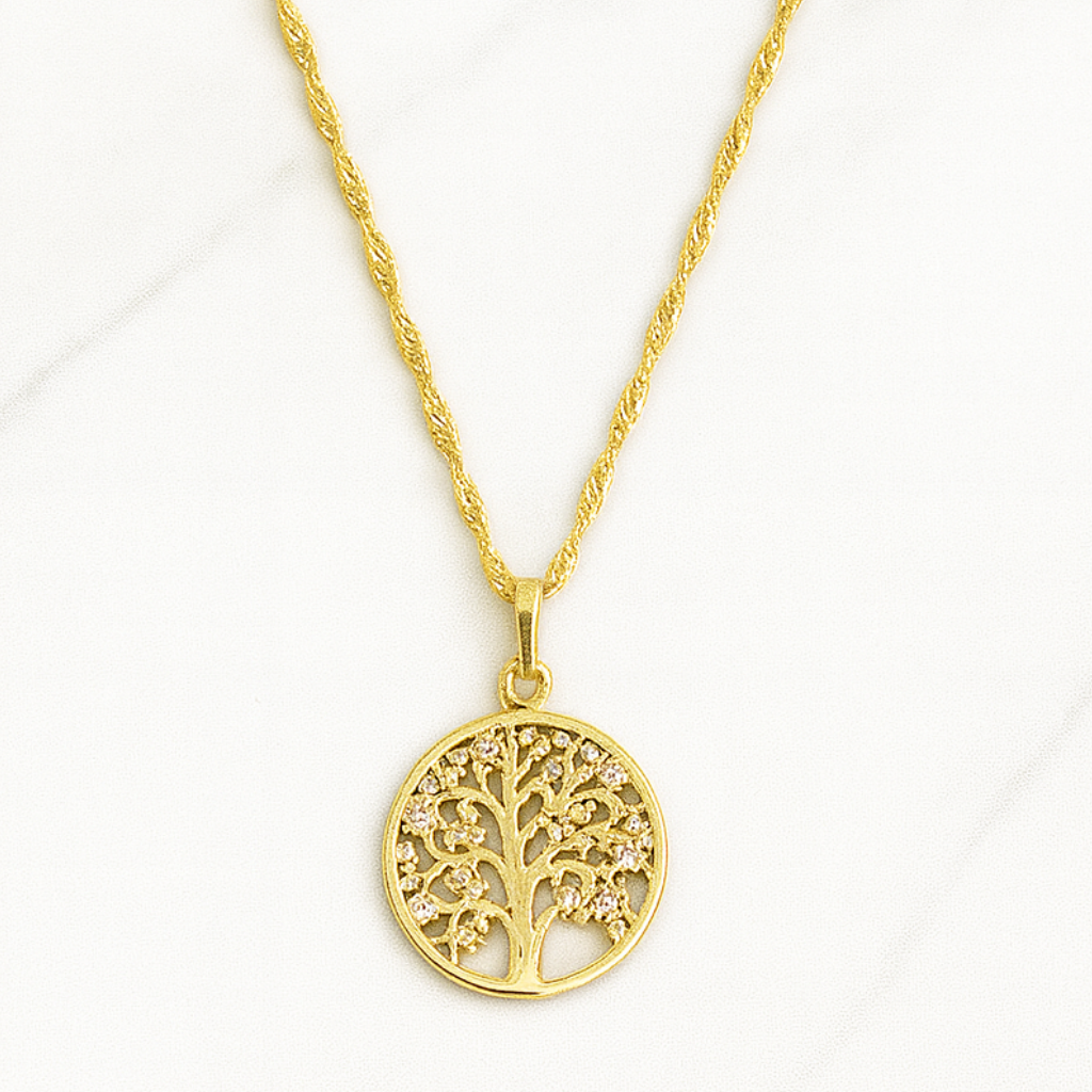 RVS Ketting Tree of Life | Beautiva Boutique