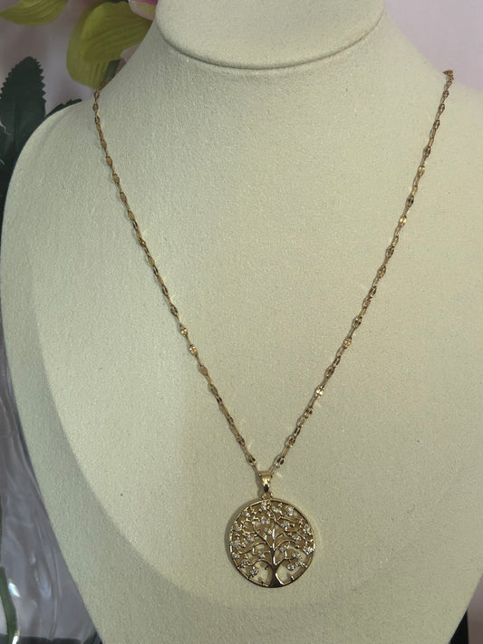 RVS Ketting Tree of Life | Beautiva Boutique