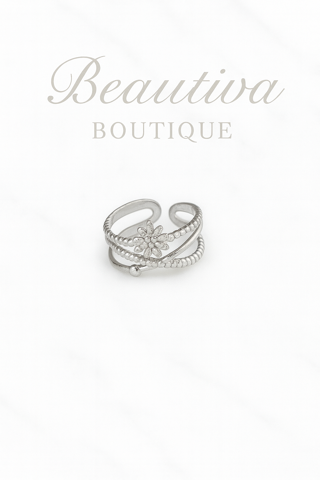 ZonSter Design Ring RVS | Beautiva Boutique