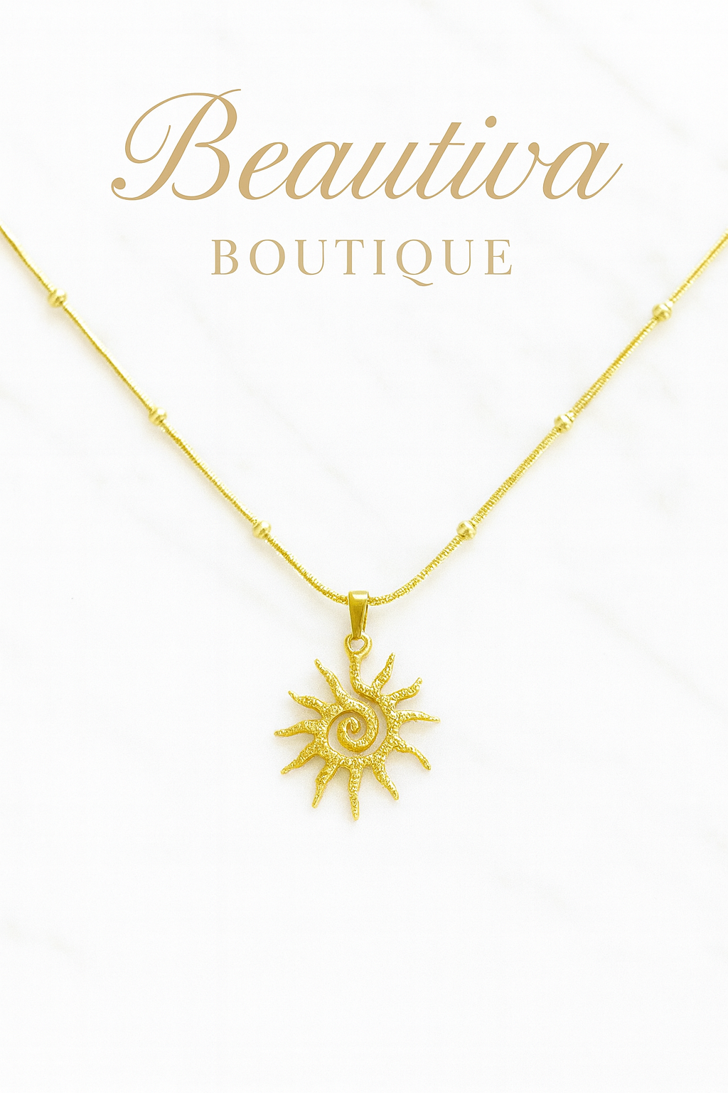 18k vergulde  Sieraden set | Beautiva Boutique