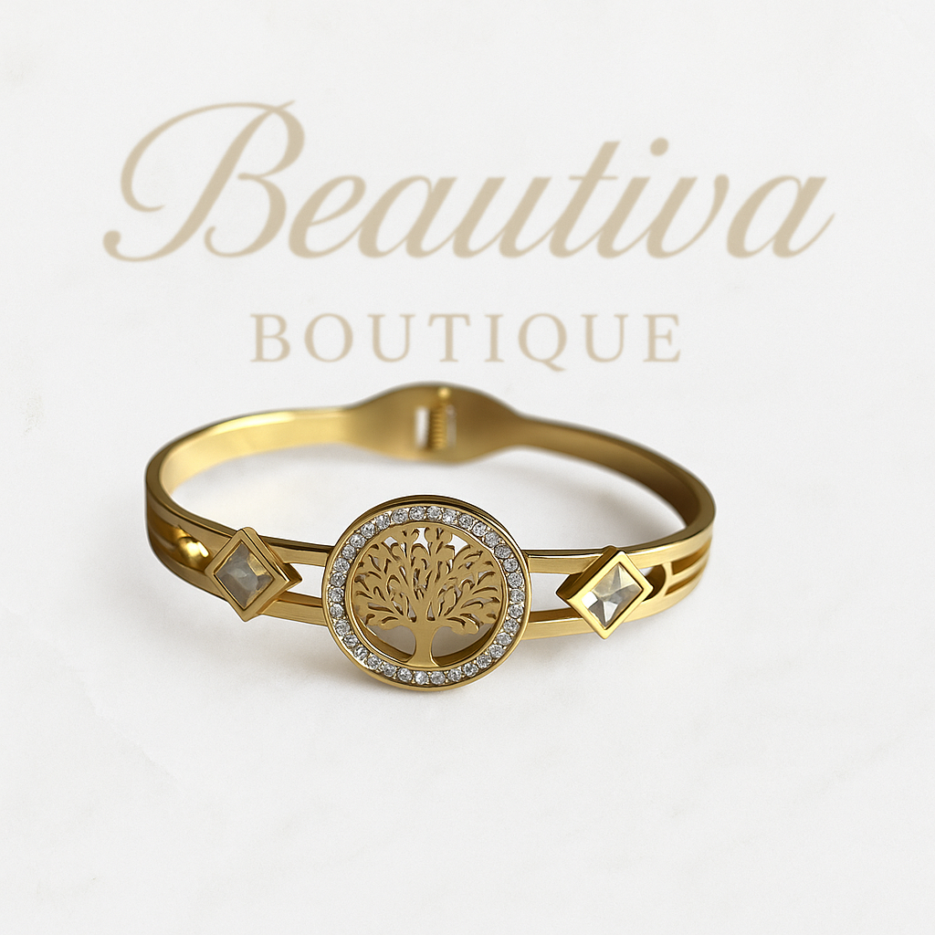 Sieraden set tree of life  RVS | Beautiva Boutique