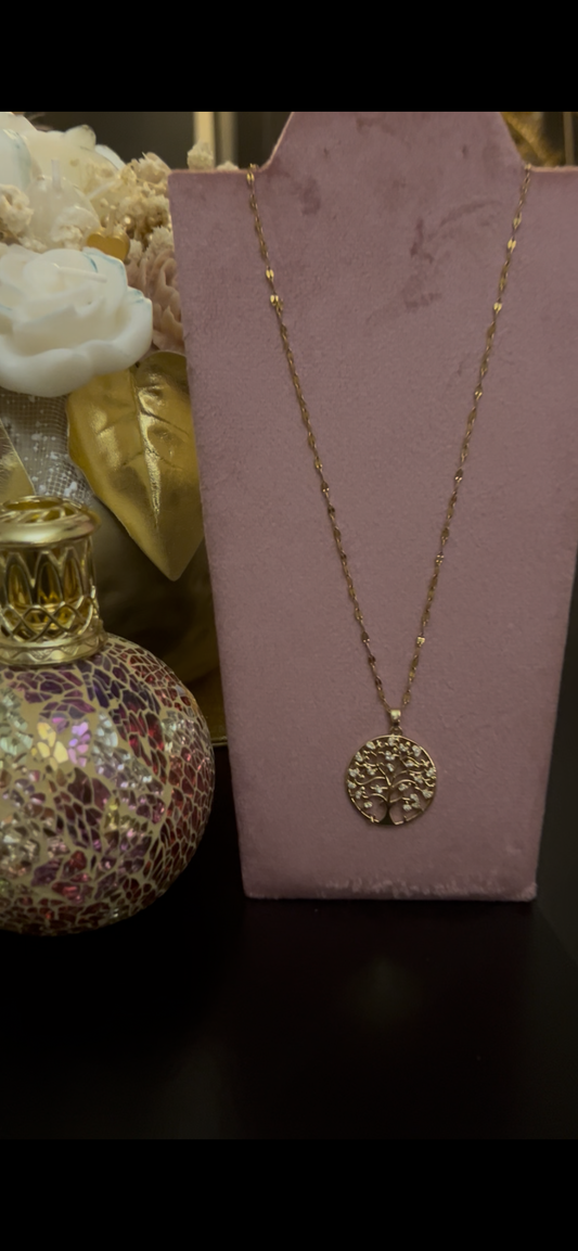 RVS Ketting Tree of Life | Beautiva Boutique