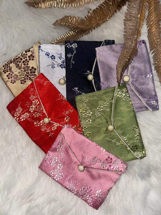 Sieraden zakje Chineze stijl in verschillende kleuren assessoires |Beautiva Boutique