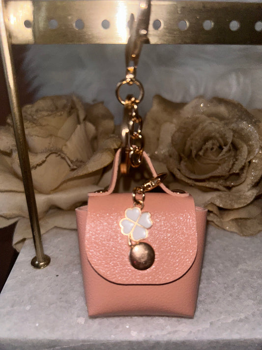 Sleutel Tas Hanger met Roze Sieradentasje accessoires |Beautiva Boutique