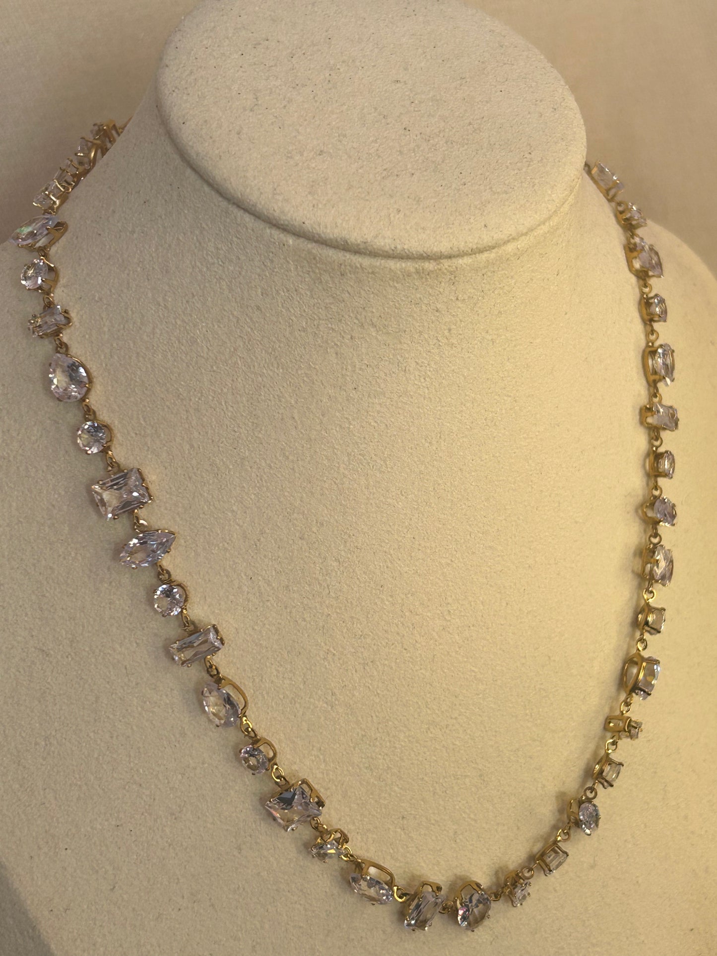 Prestige strassketting van roestvrij staal – een uitzonderlijke glans: |Beautiva Boutique