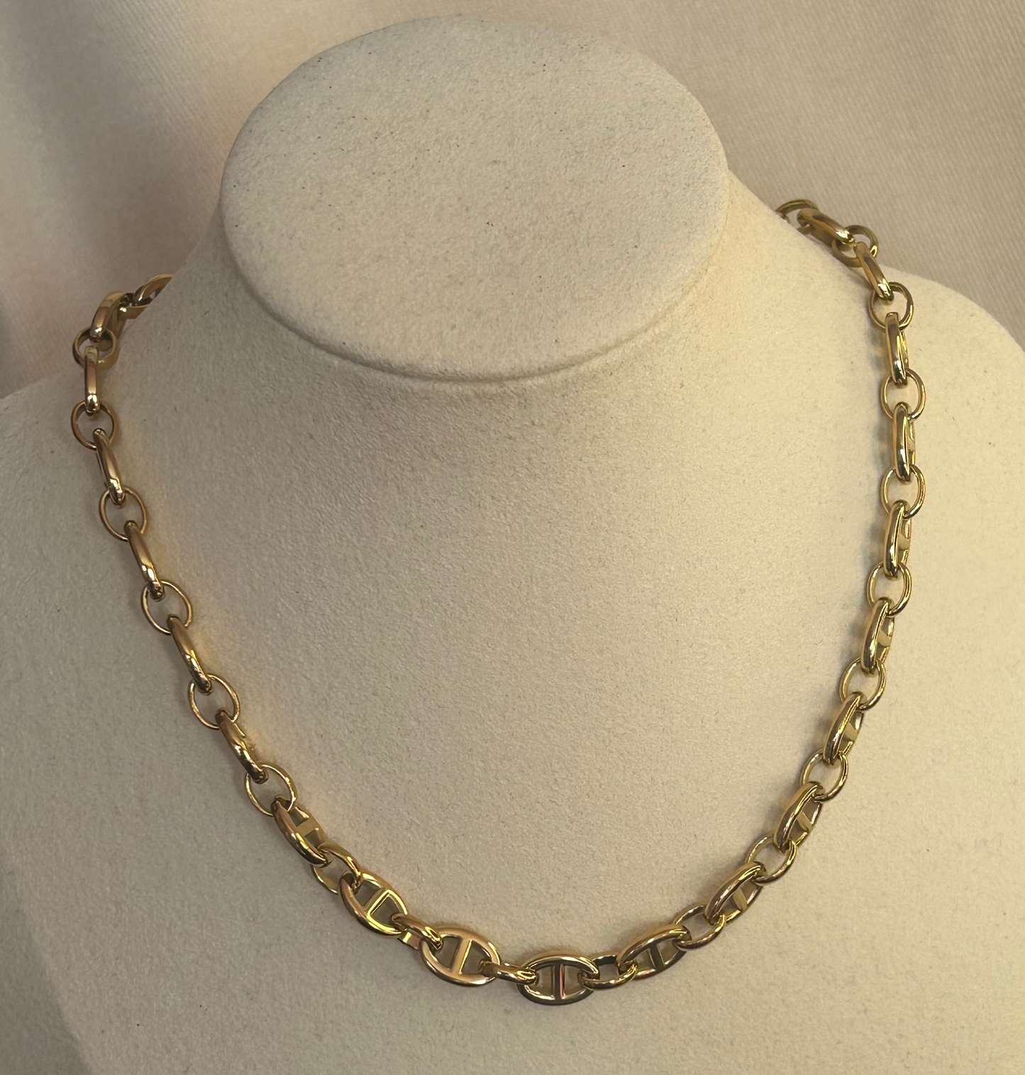 Marine schakelketting – Elegante ketting in maritieme stijl |Beautiva Boutique