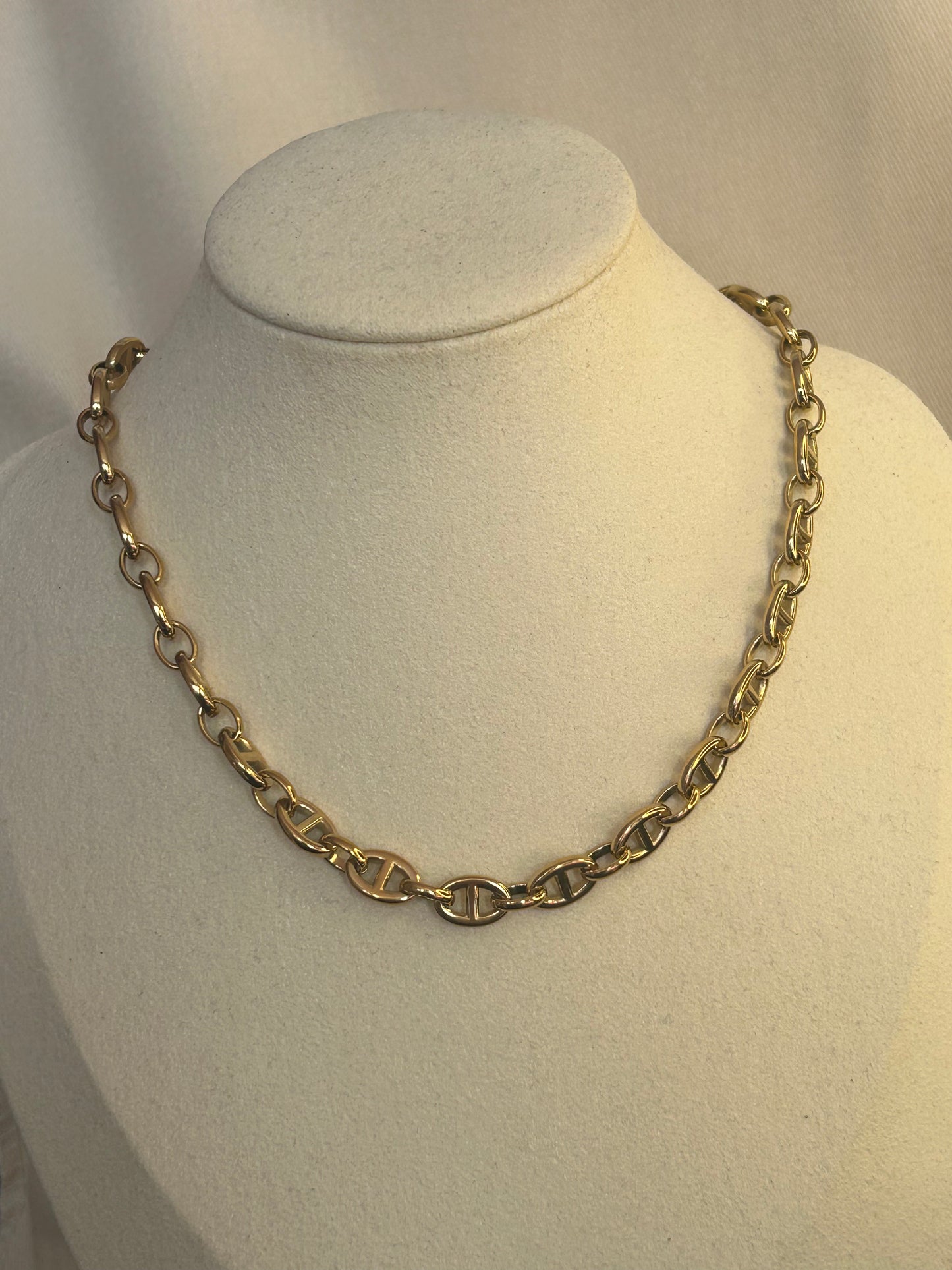 Marine schakelketting – Elegante ketting in maritieme stijl |Beautiva Boutique