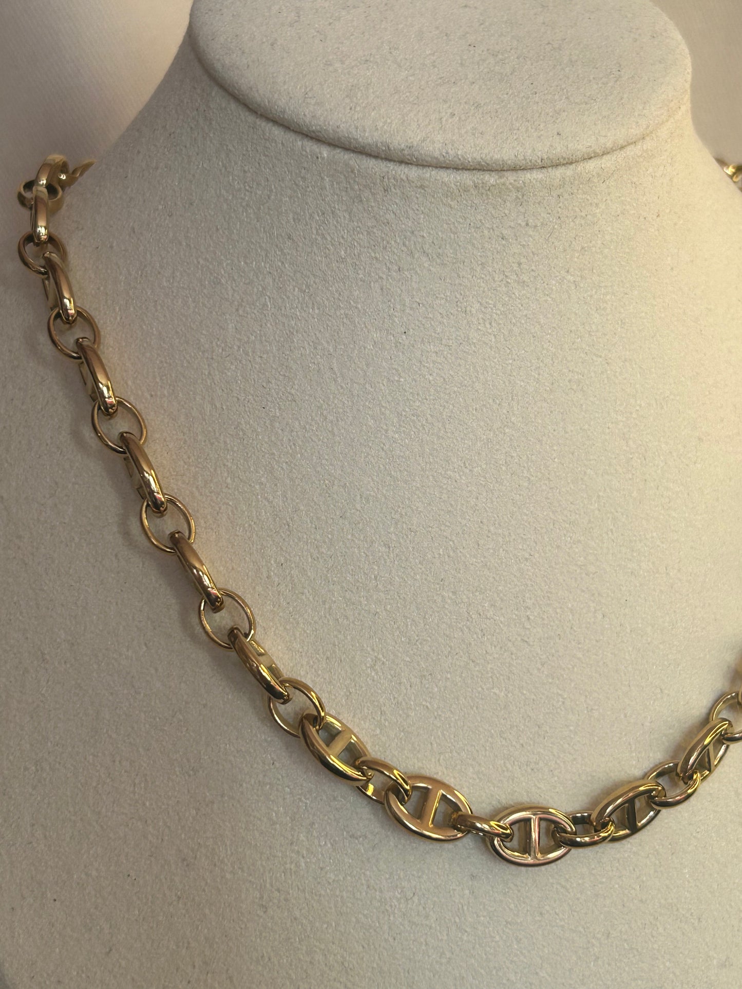 Marine schakelketting – Elegante ketting in maritieme stijl |Beautiva Boutique