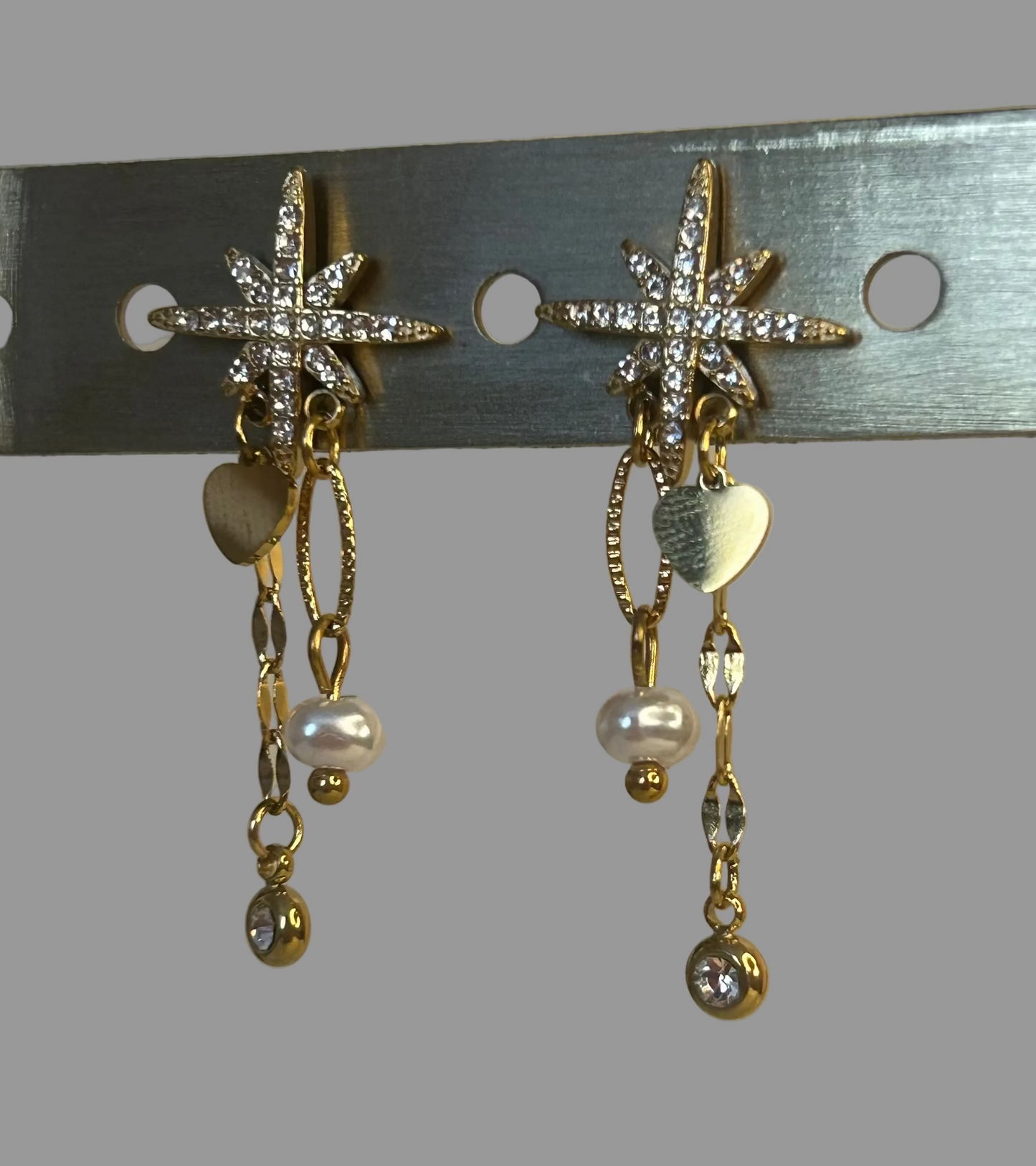 Sterrenoorbellen & bedels – Boheemse glans: Verguld |Beautiva Boutique