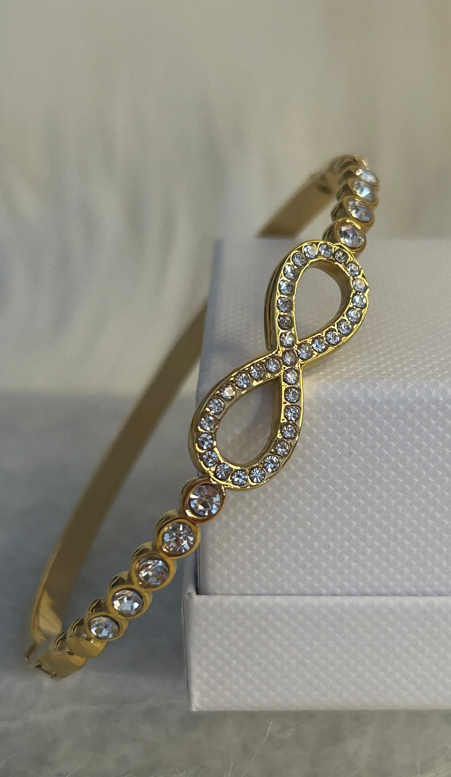 Oneindige infinity Strass Armband Roestvrij Staal Elegantie |Beautiva Boutique