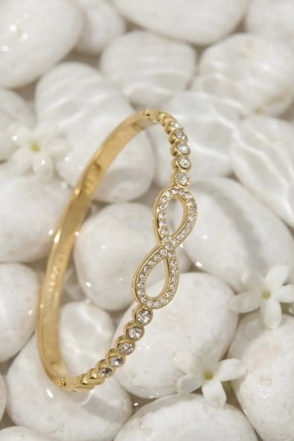 Oneindige infinity Strass Armband Roestvrij Staal Elegantie |Beautiva Boutique
