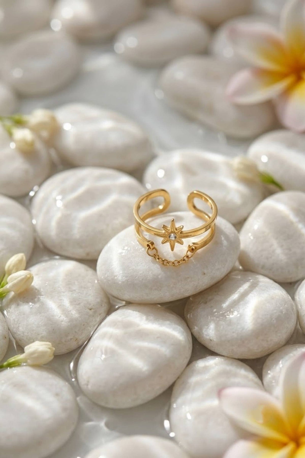 Verstelbare Ster Ring van roestvrij staal |Beautiva Boutique
