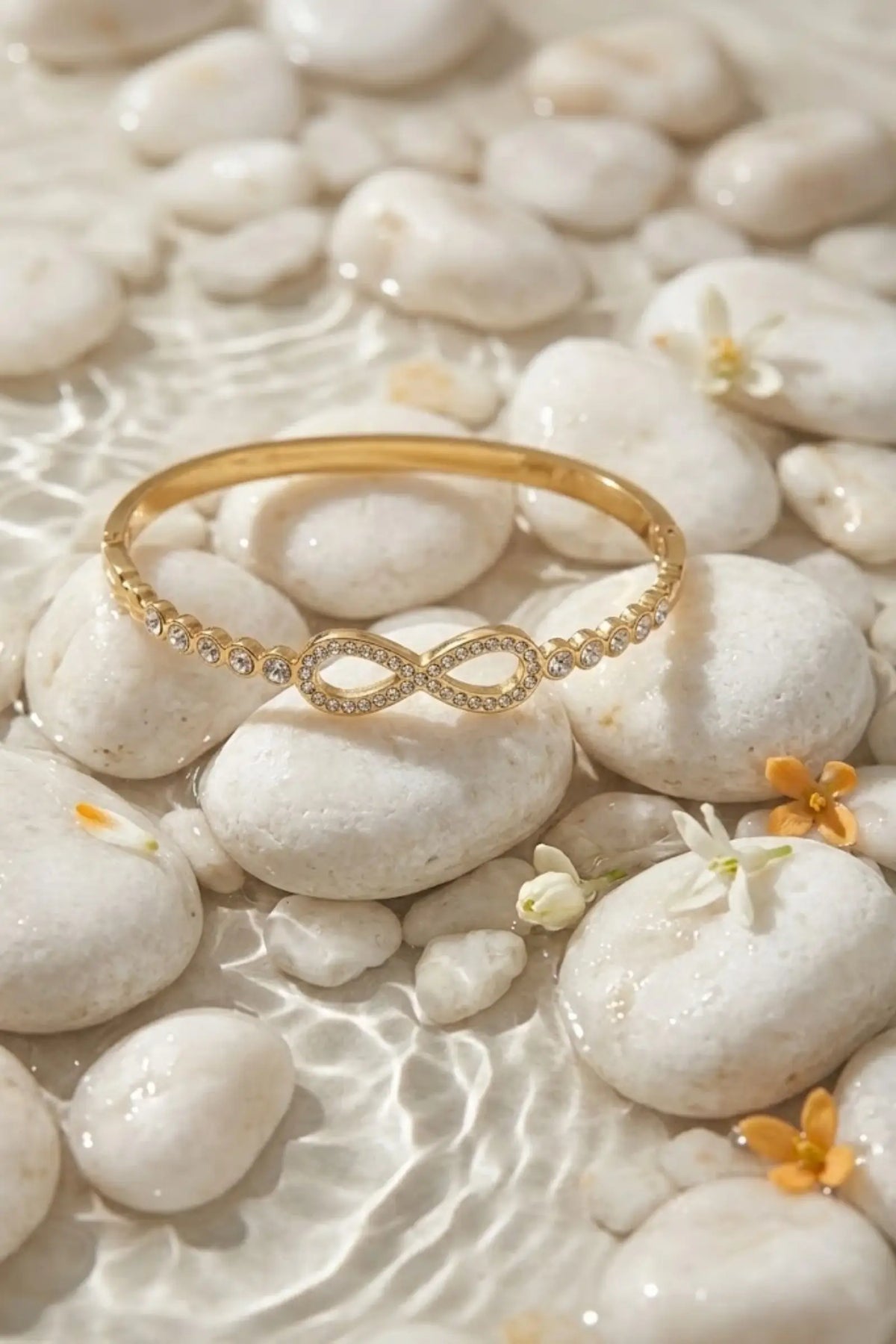 Oneindige infinity Strass Armband Roestvrij Staal Elegantie |Beautiva Boutique